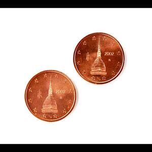 Italy Euro Coin Cufflinks